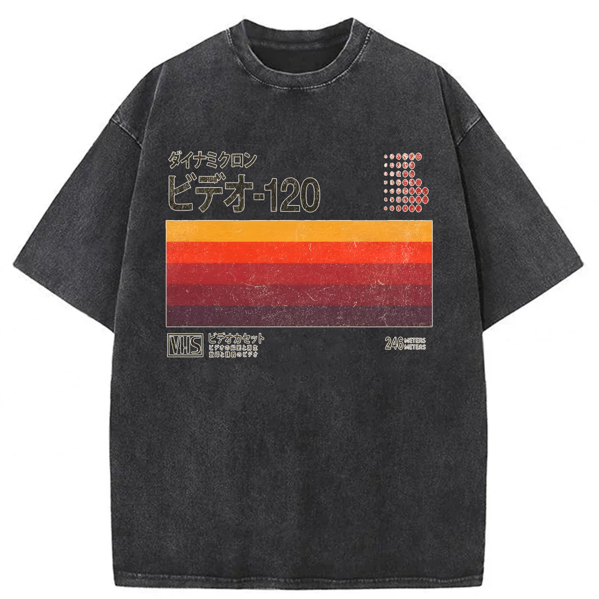 Tokyoviva Retro VHS Japanese Washed T-shirt