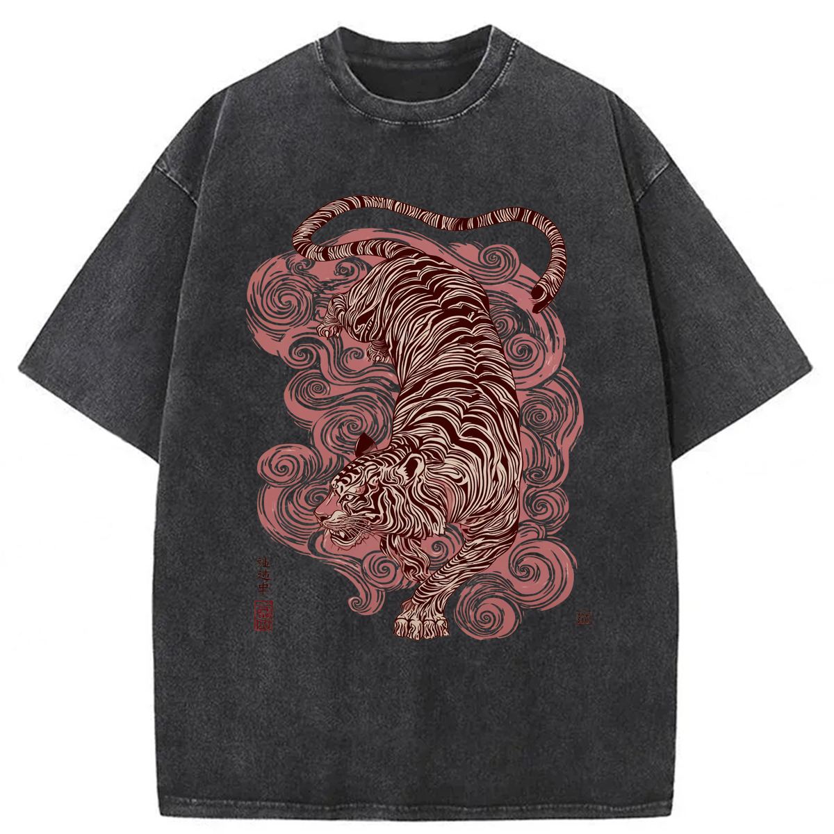 Tokyoviva Japanese Tiger Washed T-shirt