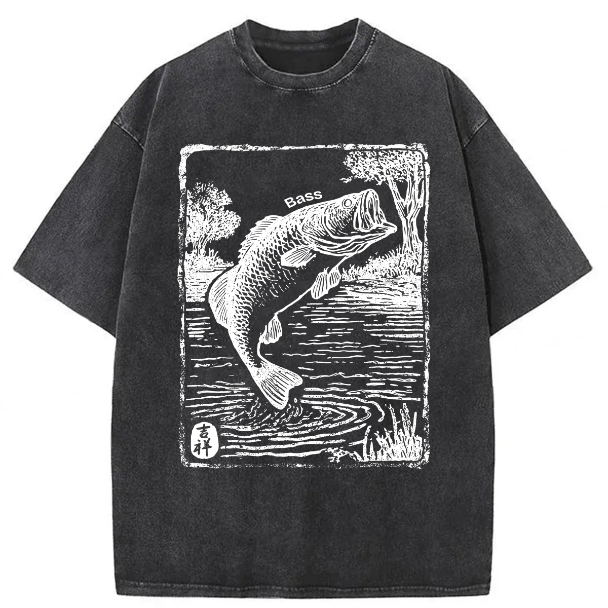 Tokyoviva Vintage Bass Fishing Washed T-shirt