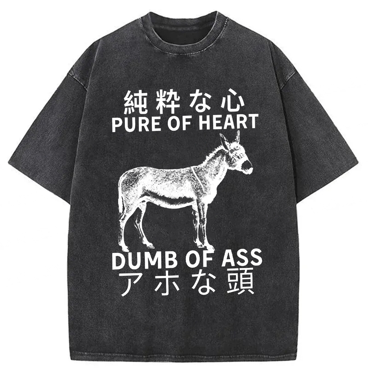 Tokyoviva Pure Of Heart Dumb Of Ass Washed T-shirt