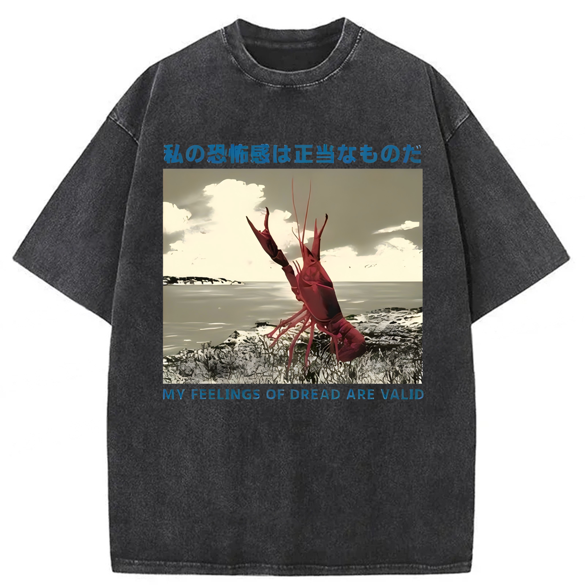 Tokyoviva Japanese Crawfish Washed T-shirt