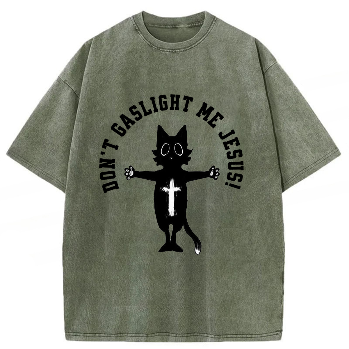 Tokyoviva Spiritual Cat Washed T-shirt