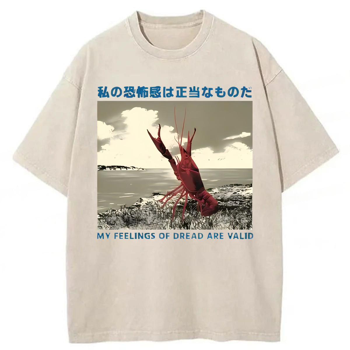 Tokyoviva Japanese Crawfish Washed T-shirt