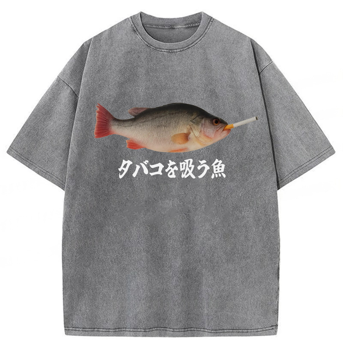 Tokyoviva Smoking Fish Washed T-shirt