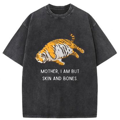 Tokyoviva Overweight Tiger And Its Doting Owner Washed T-shirt