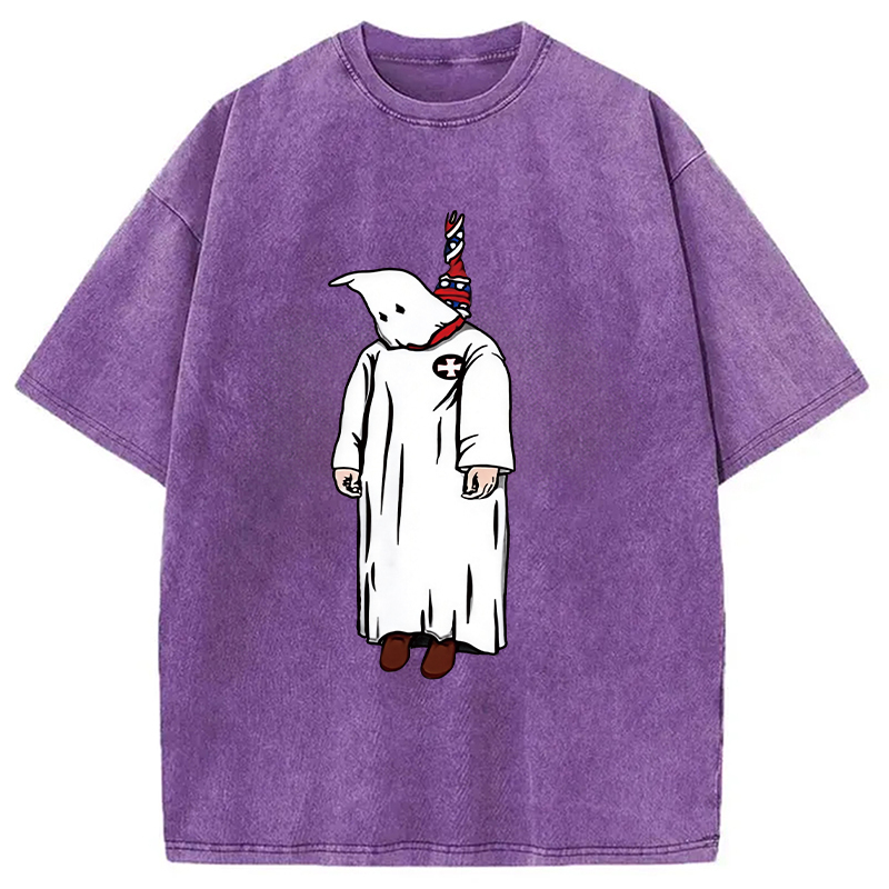 Kill The Klan Funny Washed T-Shirt