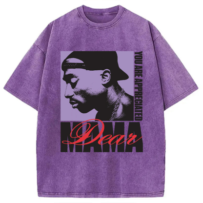 Tupac Dear Mama Appreciated Washed T-Shirt