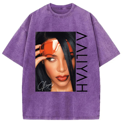 Aaliyah Vintage Washed T-Shirt