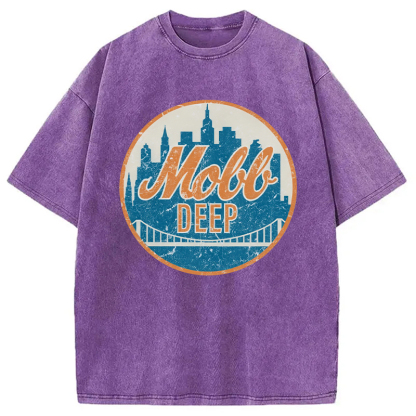Mobb Deep Queens New York Vintage Washed T-Shirt
