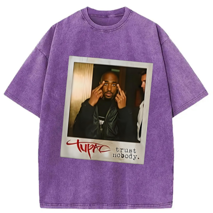 TUPAC SHAKUR Trust Nobody Washed T-Shirt