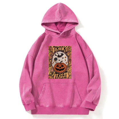 Trick Or Treat Washed Hoodie