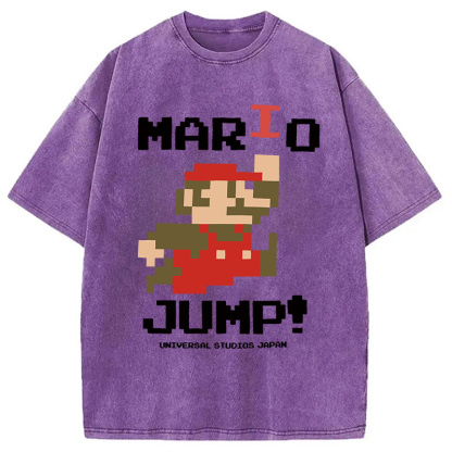 Nintendo Mario Jump Washed T-Shirt