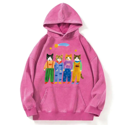 Childlike Cat Washed Hoodie