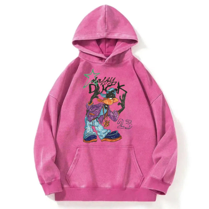 Hiphop Duck Washed Hoodie
