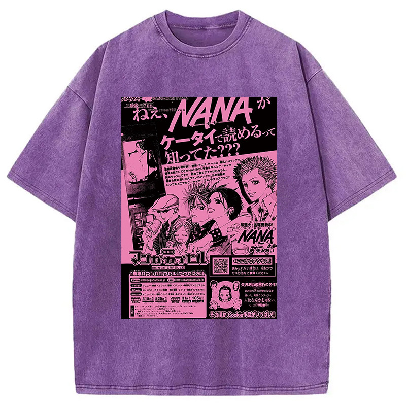 Nana Black Stone Washed T-Shirt