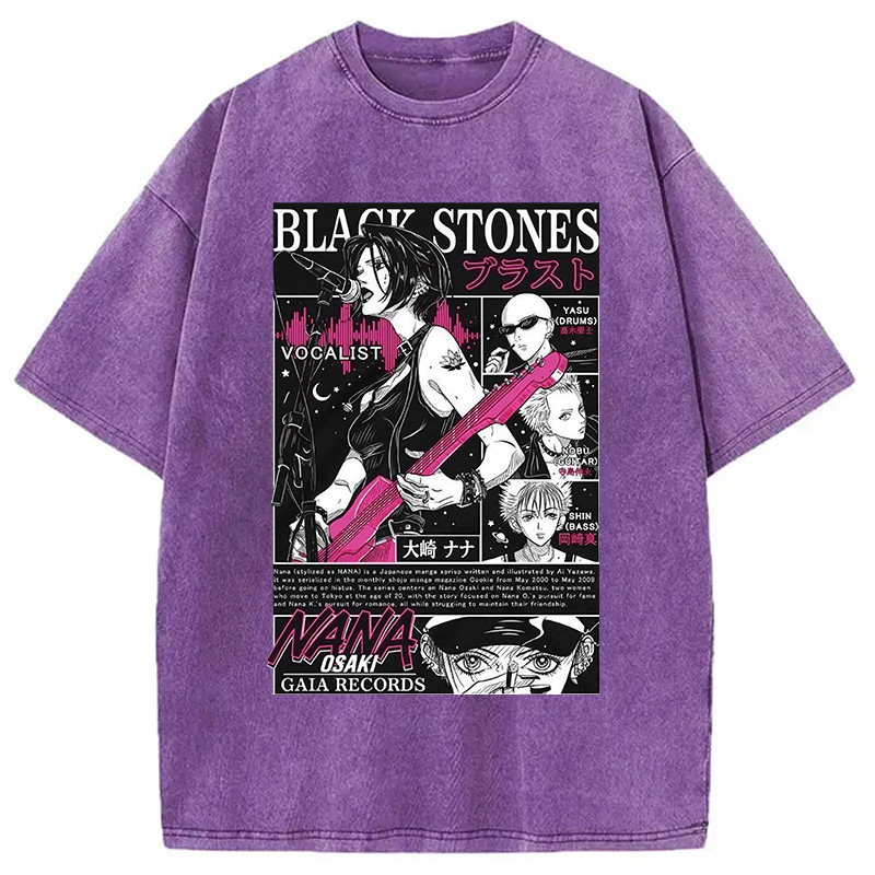 Black Stone Washed T-Shirt