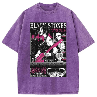 Black Stone Washed T-Shirt