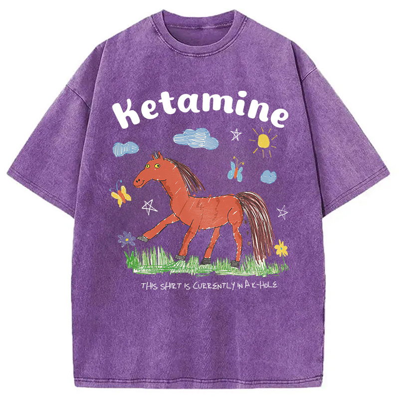 I Do Ketamine Washed T-Shirt