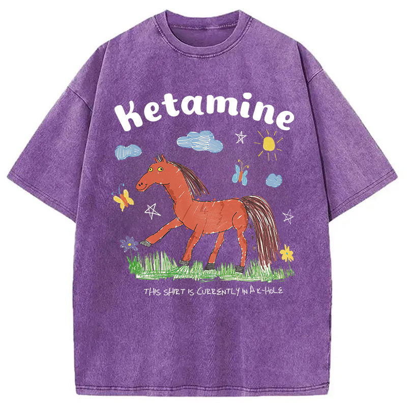 I Do Ketamine Washed T-Shirt