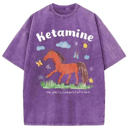 I Do Ketamine Washed T-Shirt