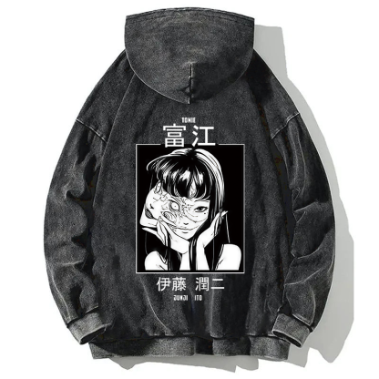 Tomie Japanese Back Washed Hoodie
