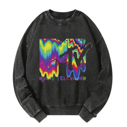 Music Television Washed Sweatshirt