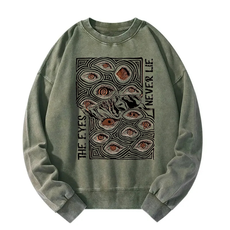 Behind The Eyes Washed Sweatshirt