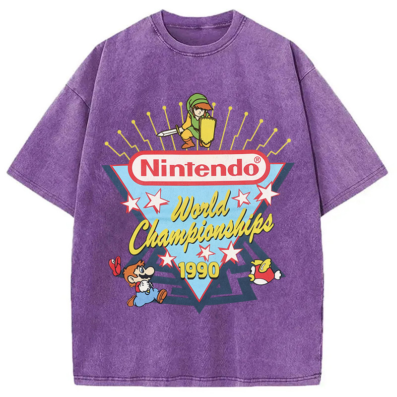 90s Nintendo World Championship Washed T-Shirt