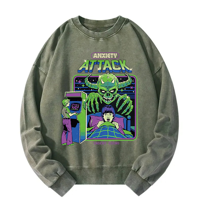 Anxiety Attack Washed Sweatshirt