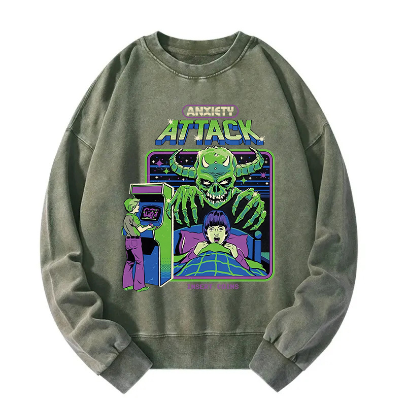 Anxiety Attack Washed Sweatshirt
