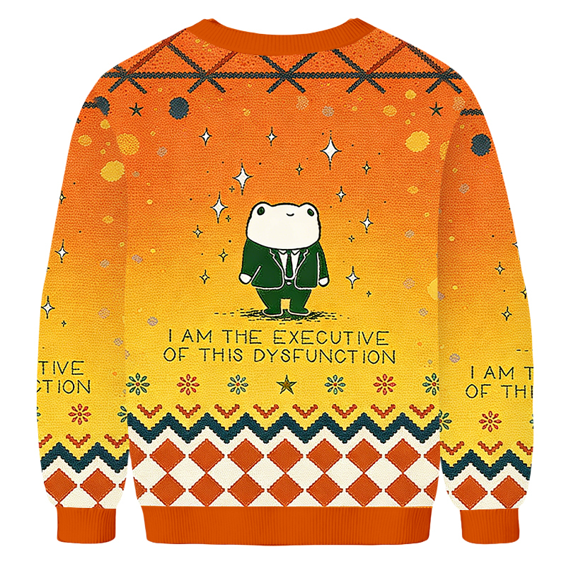 Baddiecat I Am The Instigator Of This Dysfunction Ugly Sweatshirt