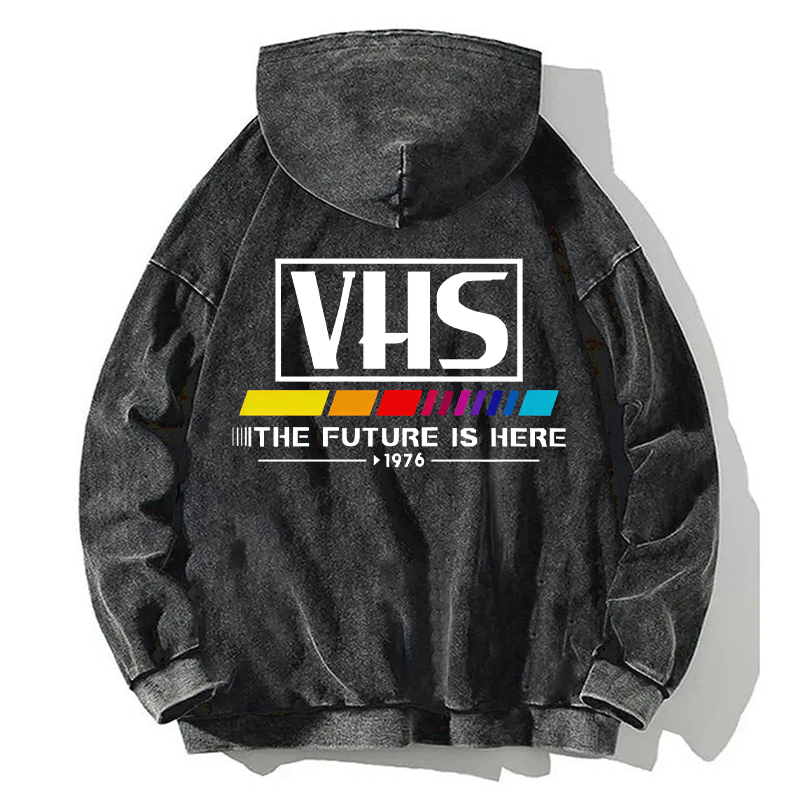 VHS 1976 Vintage Back Washed Hoodie