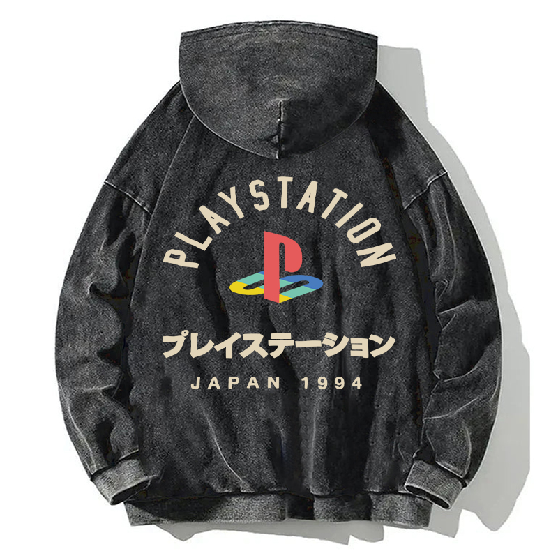 PlayStation Japan Back Washed Hoodie