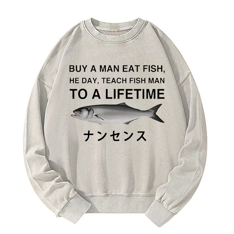 Funny To A Lifetime Washed Sweatshirt