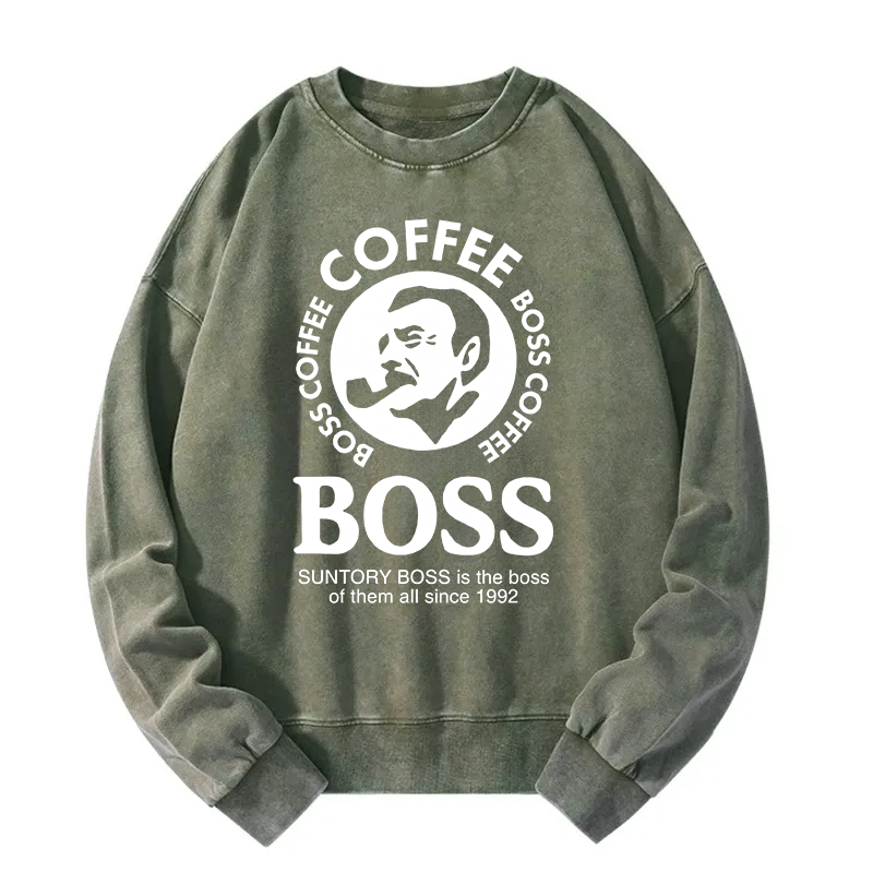 Boss Is The Boss Of Them All Washed Sweatshirt