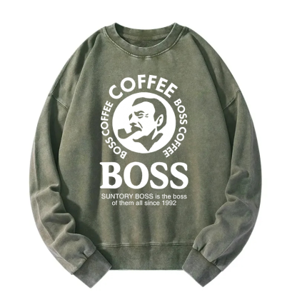 Boss Is The Boss Of Them All Washed Sweatshirt