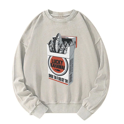 Japanese Lucky Kahawai Washed Sweatshirt