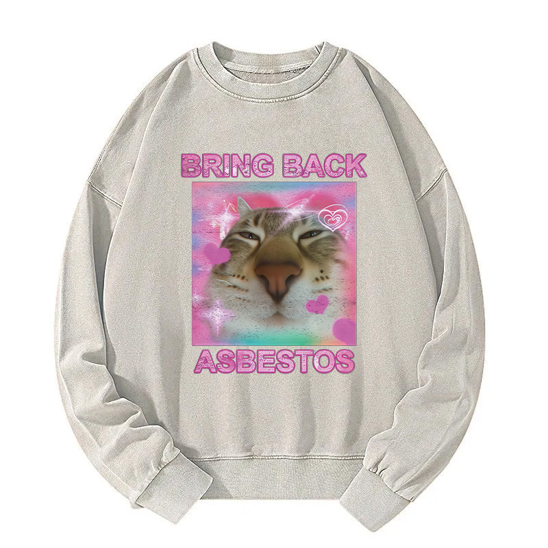 Bring Back Asbestos Washed Sweatshirt