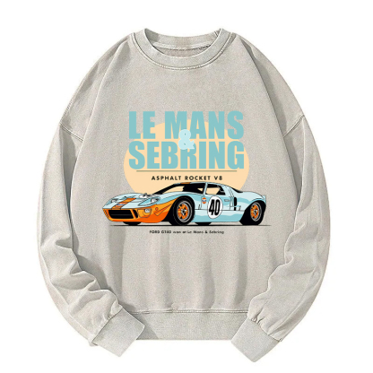 Won At Le Mans & Sebring Washed Sweatshirt