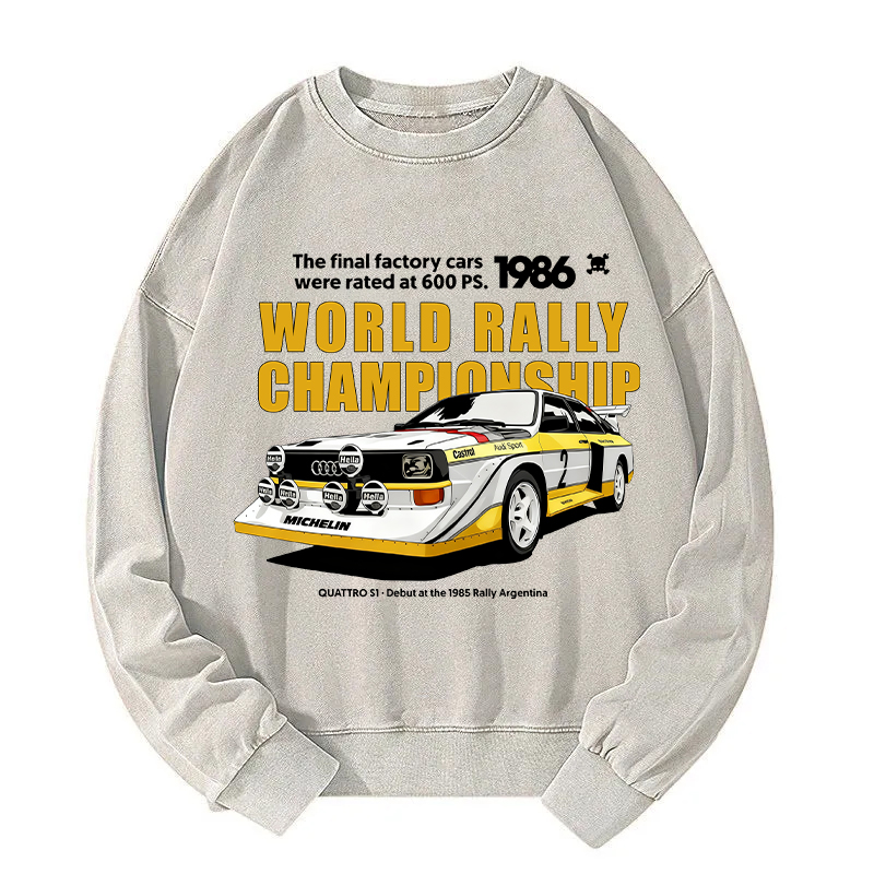 1986 World Rally Championship Washed Sweatshirt
