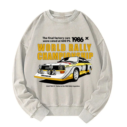 1986 World Rally Championship Washed Sweatshirt
