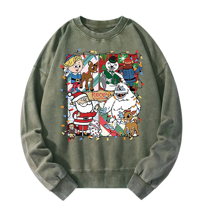 Cozy Christmas Washed Sweatshirt