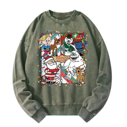 Cozy Christmas Washed Sweatshirt