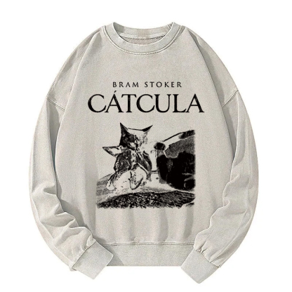 Vampire Catcula Washed Sweatshirt