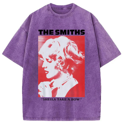 The Smiths Sheila Take A Bow Meme Washed T-Shirt