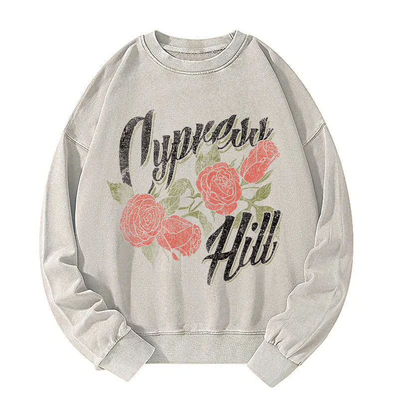 Thorn Rose Washed Sweatshirt