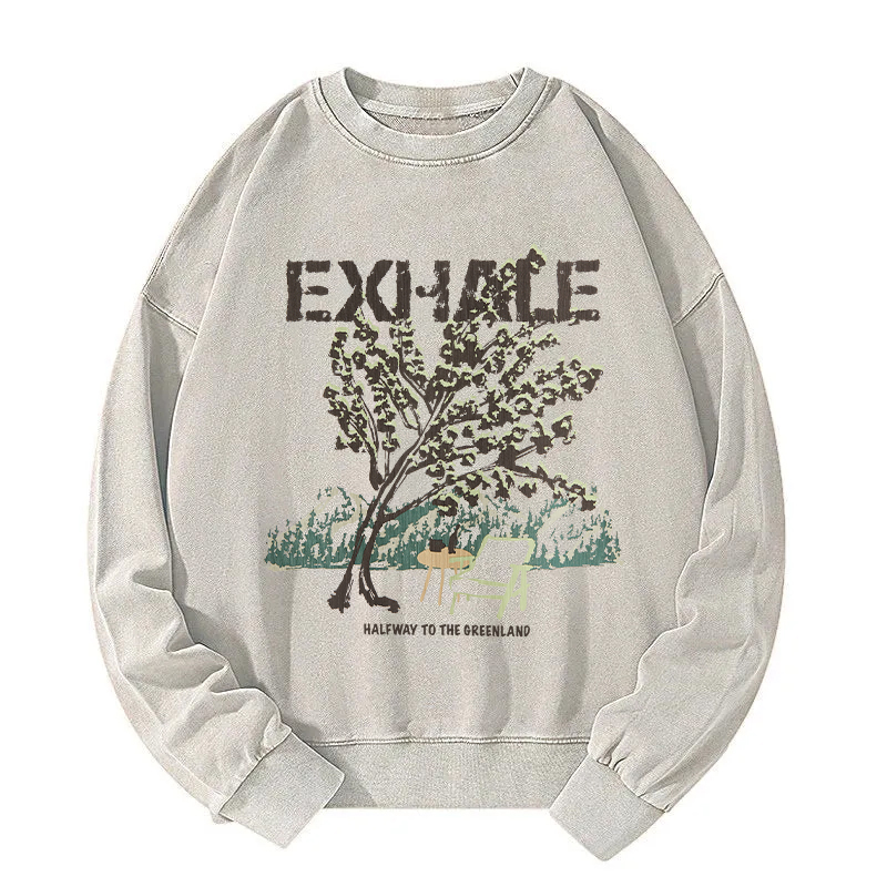 Exhale Greenland Washed Sweatshirt