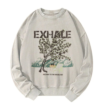 Exhale Greenland Washed Sweatshirt