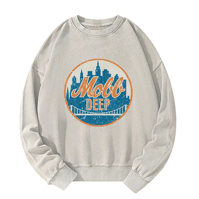 Mobb Deep Queens New York Vintage Washed Sweatshirt