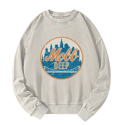 Mobb Deep Queens New York Vintage Washed Sweatshirt